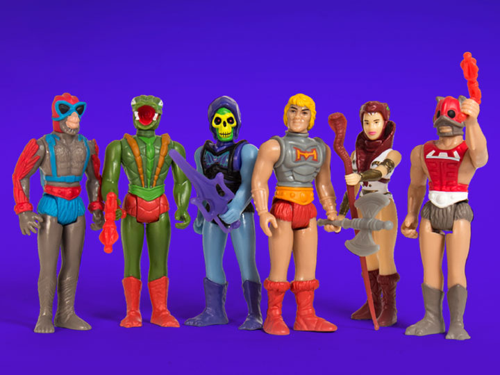 Masters of the Universe ReAction Figures Wave 3 Set of 6 Gallery Image 1