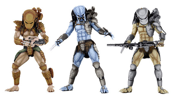 Alien vs. Predator Arcade Appearance Predator Set of 3 Figures Gallery Image 9