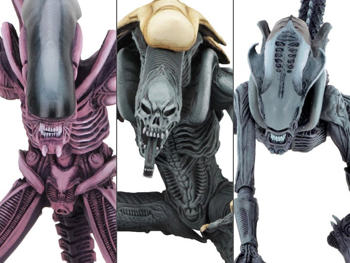Alien vs. Predator Arcade Appearance Aliens Set of 3 Figures Gallery Image 1