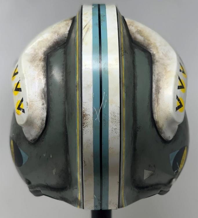Rogue One: A Star Wars Story General Merrick (Blue Squadron) 1:1 Scale Wearable Helmet Gallery Image 7