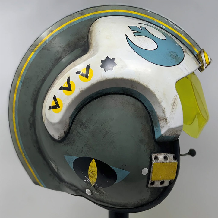 Rogue One: A Star Wars Story General Merrick (Blue Squadron) 1:1 Scale Wearable Helmet Gallery Image 10