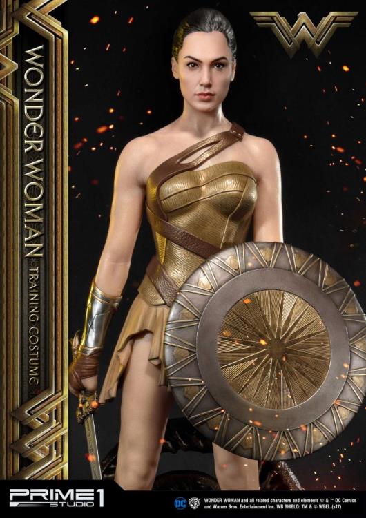 Wonder Woman Museum Masterline Wonder Woman (Training Costume) 1/3 Scale Statue Gallery Image 8