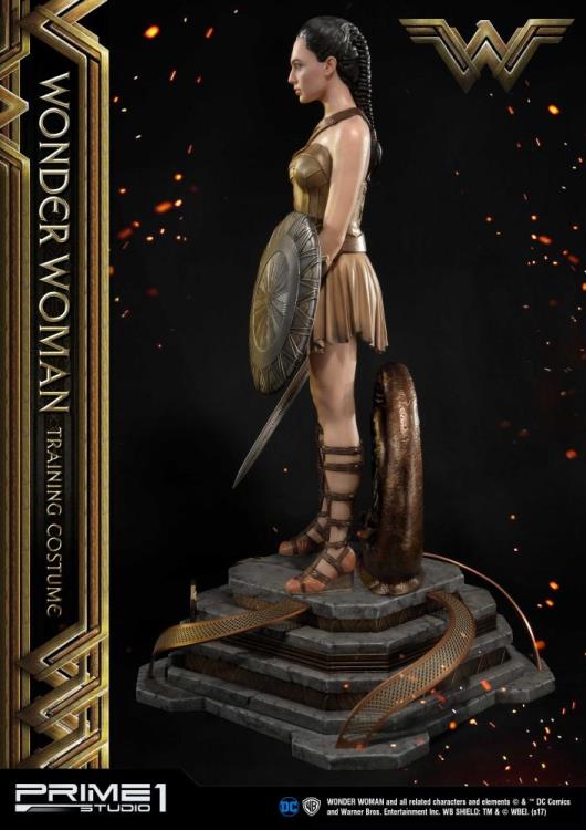 Wonder Woman Museum Masterline Wonder Woman (Training Costume) 1/3 Scale Statue Gallery Image 5