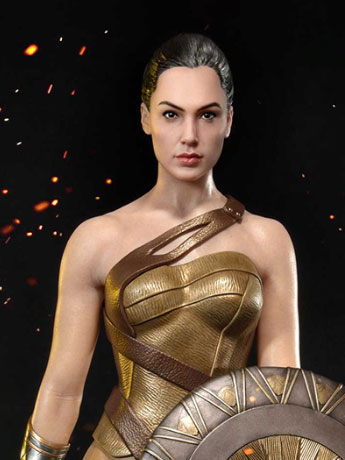 Wonder Woman Museum Masterline Wonder Woman (Training Costume) 1/3 Scale Statue Gallery Image 2