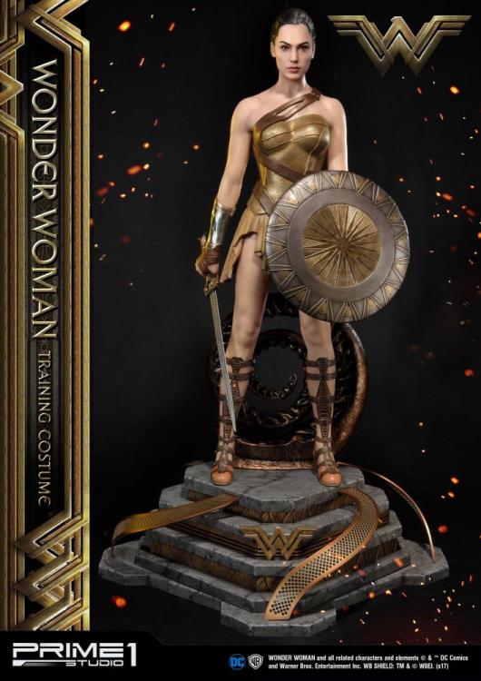 Wonder Woman Museum Masterline Wonder Woman (Training Costume) 1/3 Scale Statue Gallery Image 3