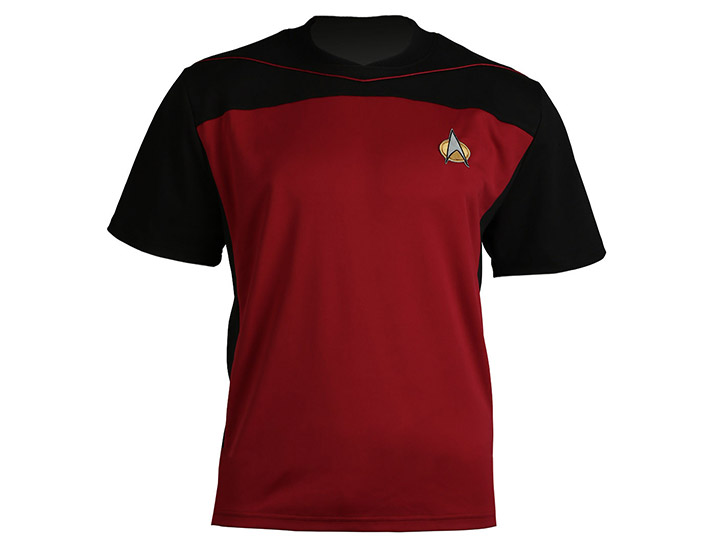 Star Trek: The Next Generation Shore Leave Collection Uniform Shirt (Command Red) Gallery Image 1