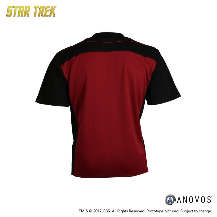 Star Trek: The Next Generation Shore Leave Collection Uniform Shirt (Command Red) Gallery Image 3