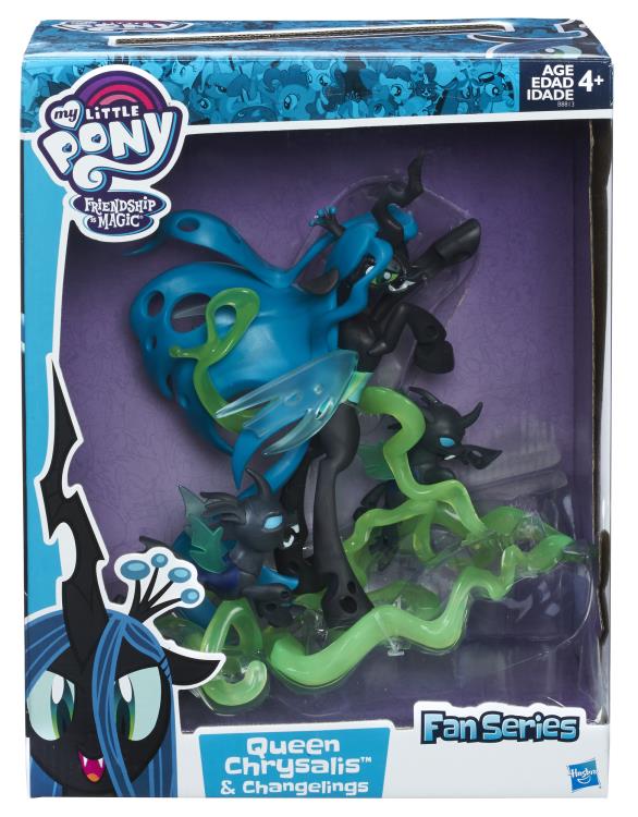 Queen Chrysalisシークレット豪華ダイヤカスタムドール 1点限定現品 My Little Pony Fan Series Queen Chrysalis & Changeling Figures