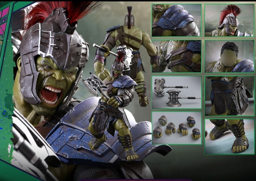 Thor: Ragnarok MMS430 Gladiator Hulk 1/6th Scale Collectible Figure Gallery Image 12