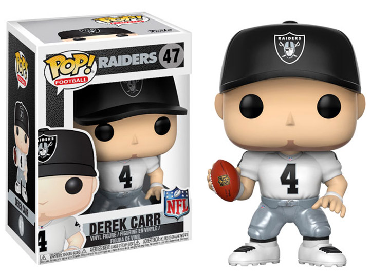 Pop! Football: Raiders - Derek Carr (Away) Gallery Image 1