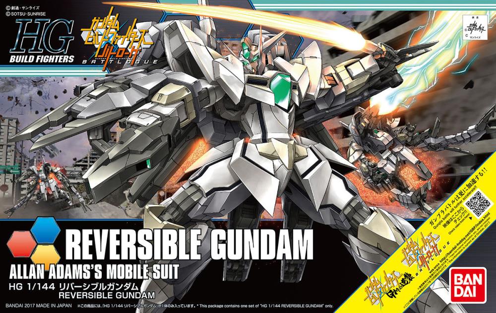 Gundam Build Fighters Battlogue HGBF Reversible Gundam 1/144 Scale Exclusive Model Kit Gallery Image 9