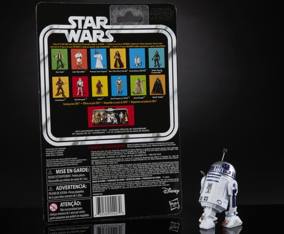 Star Wars 40th Anniversary The Black Series 6" R2-D2 Gallery Image 9