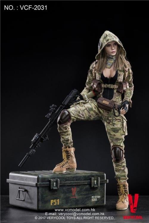 MC Camouflage Women Soldier Villa 1/6 Scale Figure Gallery Image 3