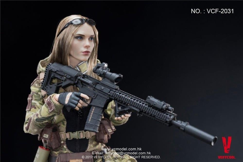 MC Camouflage Women Soldier Villa 1/6 Scale Figure Gallery Image 10