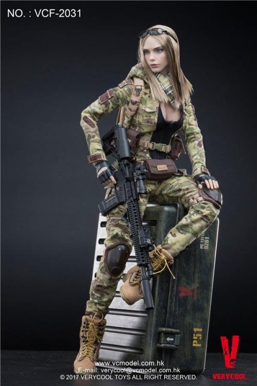 MC Camouflage Women Soldier Villa 1/6 Scale Figure Gallery Image 6