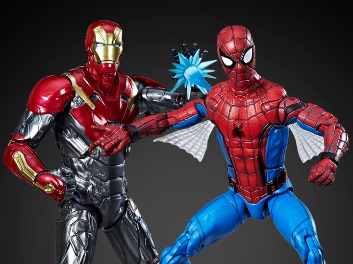 Spider-Man: Homecoming Marvel Legends Spider-Man & Iron Man Sentry Two-Pack Gallery Image 1