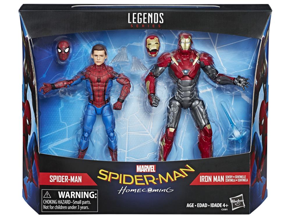 Spider-Man: Homecoming Marvel Legends Spider-Man & Iron Man Sentry Two-Pack Gallery Image 12