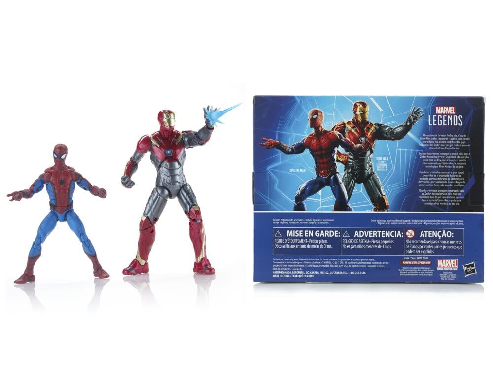 Spider-Man: Homecoming Marvel Legends Spider-Man & Iron Man Sentry Two-Pack Gallery Image 13