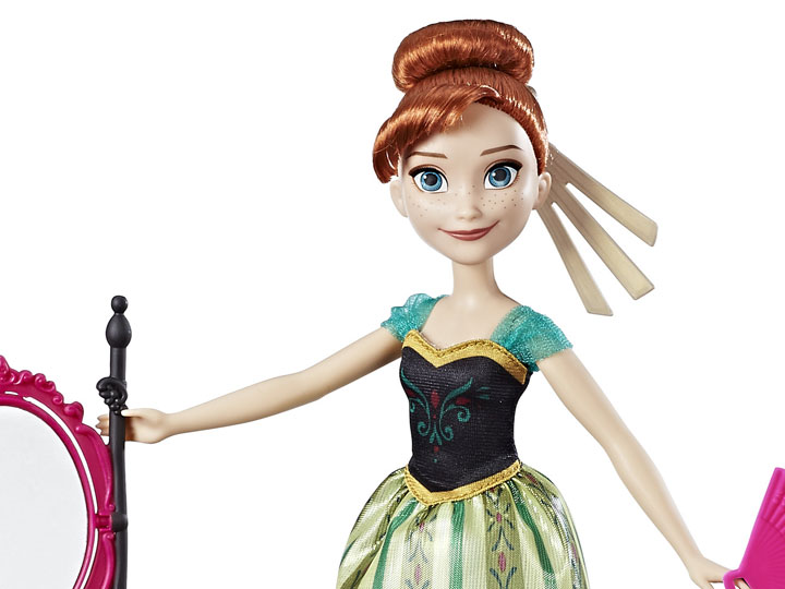 Frozen Anna Fashion Doll With Coronation Vanity Gallery Image 1