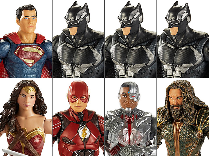 Justice League DC Comics Multiverse Wave 1 Case of 8 Figures (Collect & Connect Steppenwolf) Gallery Image 1