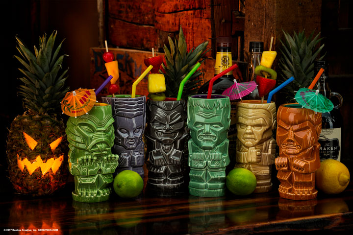 Classic Monsters Tiki Tut Geeki Tikis Mug Gallery Image 4