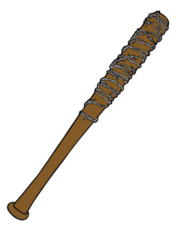 The Walking Dead Negan's Bat “Lucille” Enamel Pin Gallery Image 2