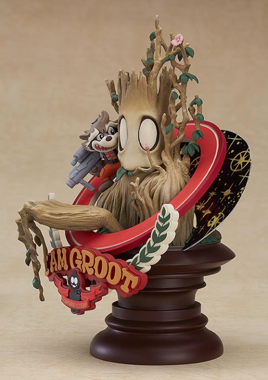 Marvel Manga Variant: Groot (Superlog Ver.) Statue Gallery Image 4