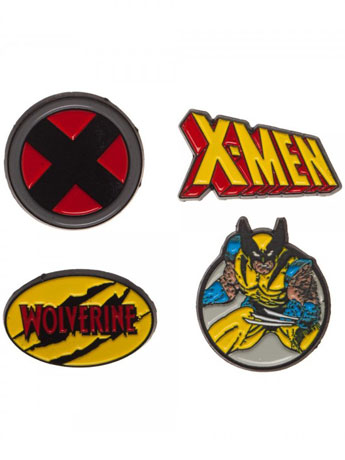 Marvel X-Men Pins Set of 4 Gallery Image 2