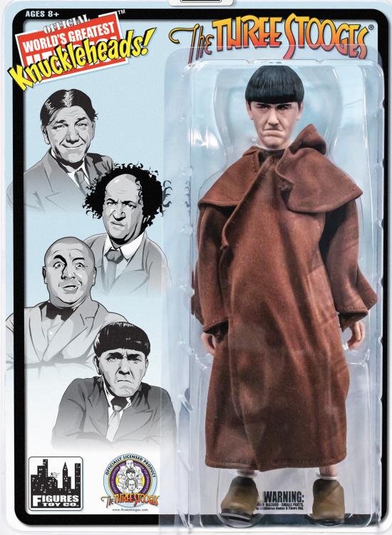 The Three Stooges World's Greatest Knuckleheads! Moe (Monk) 8" Retro Figure Gallery Image 3