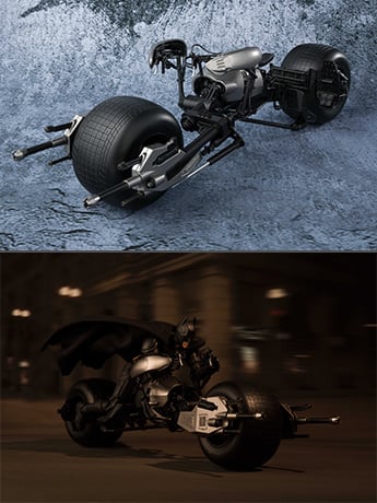 The Dark Knight S.H.Figuarts Bat-Pod Gallery Image 2