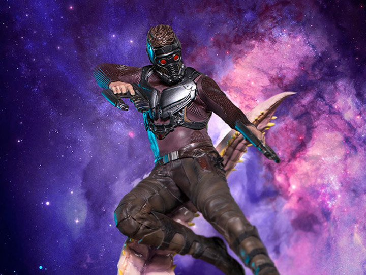 Guardians of the Galaxy Vol. 2 Battle Diorama Series Star-Lord 1/10 Art Scale Statue Gallery Image 1