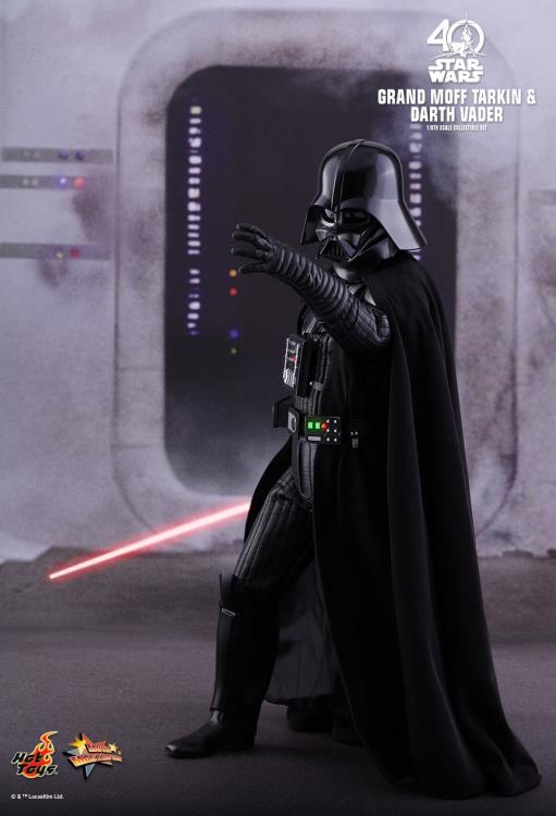 Star Wars: A New Hope MMS434 Grand Moff Tarkin & Darth Vader 1/6th Scale Collectible Figure Set Gallery Image 5