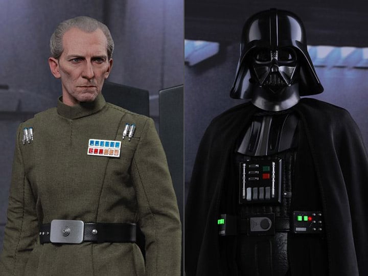Star Wars: A New Hope MMS434 Grand Moff Tarkin & Darth Vader 1/6th Scale Collectible Figure Set Gallery Image 1