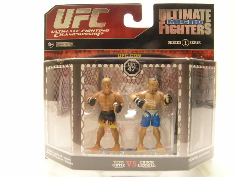 UFC Micro Figure Two-Packs Series 01 - UFC 47 Liddell Vs. Ortiz Gallery Image 1