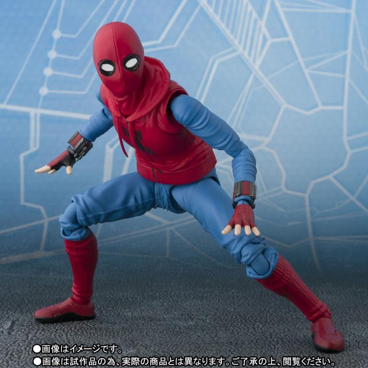 Spider-Man: Homecoming S.H.Figuarts Spider-Man (Homemade Suit Ver.) & Iron Man (Mark XLVII) Exclusive Gallery Image 3