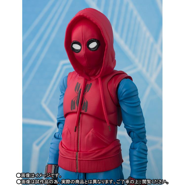 Spider-Man: Homecoming S.H.Figuarts Spider-Man (Homemade Suit Ver.) & Iron Man (Mark XLVII) Exclusive Gallery Image 6