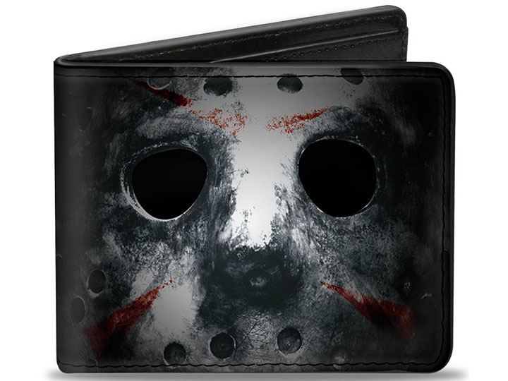 Friday The 13th Jason Mask (Close-Up) Bi-Fold Wallet Gallery Image 1