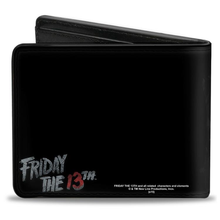 Friday The 13th Jason Mask (Close-Up) Bi-Fold Wallet Gallery Image 3