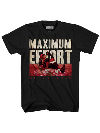Marvel Deadpool Maximum Effort T-Shirt Gallery Image 2