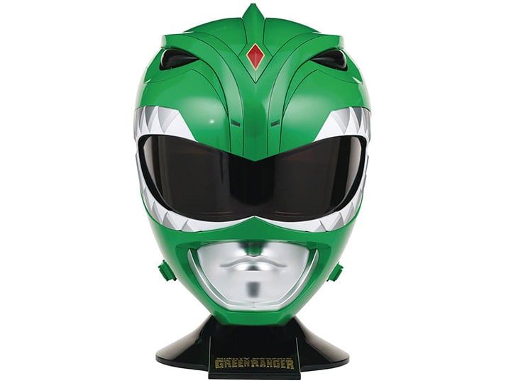 Mighty Morphin Power Rangers Legacy Green Ranger 1:1 Scale Wearable Helmet Gallery Image 1