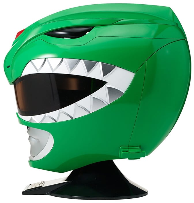 Mighty Morphin Power Rangers Legacy Green Ranger 1:1 Scale Wearable Helmet Gallery Image 5