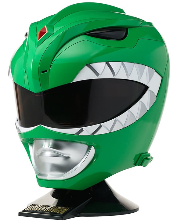 Mighty Morphin Power Rangers Legacy Green Ranger 1:1 Scale Wearable Helmet Gallery Image 4