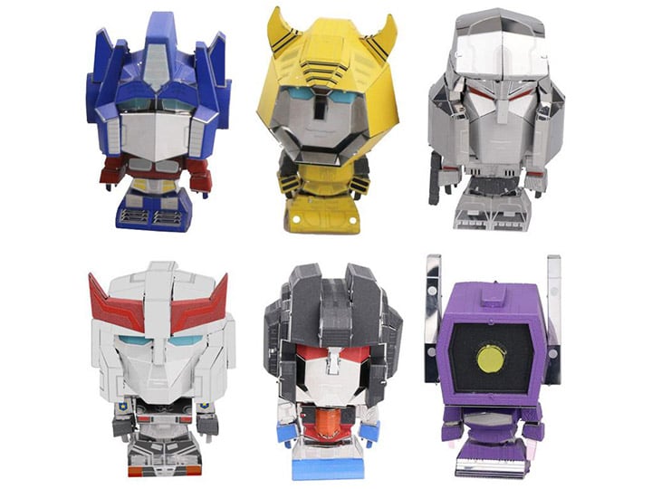 Transformers G1 Mini 3D Metal Puzzle Model Kit Six-Pack Gallery Image 1