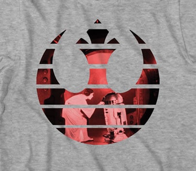 Star Wars Rebel Message T-Shirt Gallery Image 3