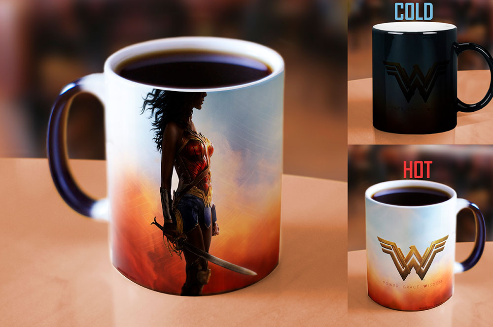 Wonder Woman Power Grace Wisdom Morphing Mug Gallery Image 3
