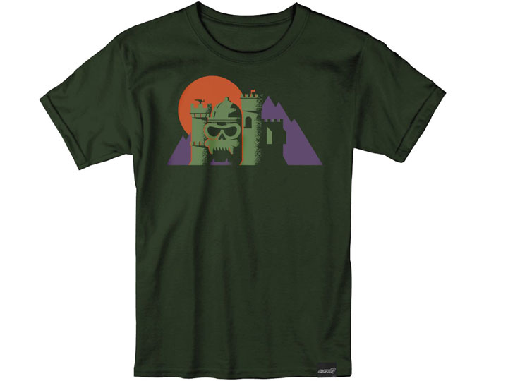 Masters of the Universe Geometric Grayskull T-Shirt Gallery Image 1