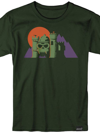 Masters of the Universe Geometric Grayskull T-Shirt