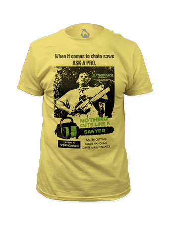 Texas Chainsaw Massacre Cuts Like a Sawyer T-Shirt Gallery Image 2
