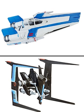 Star Wars Force Link 3.75" Class B Deluxe Vehicle Set of 2 (The Last Jedi) Gallery Image 2