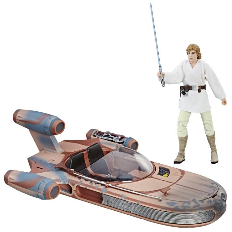 Star Wars: The Black Series X-34 Landspeeder & Luke Skywalker 6" Deluxe Set (A New Hope) Gallery Image 3